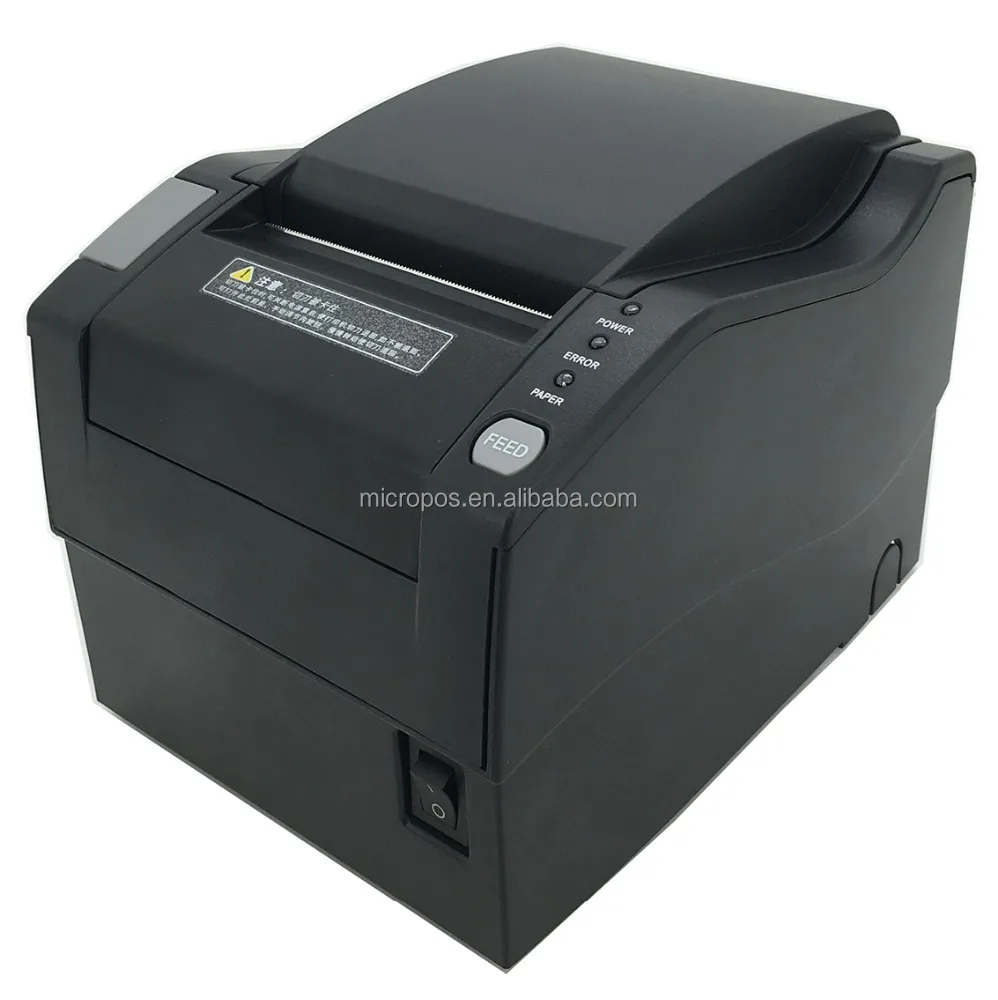 high speed 80mm thermal printer could print logo 3 input pos printer kitchen printer