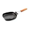 Best Selling Products Carbon Steel Non stick Cookware Detachable Handle Grill Pan