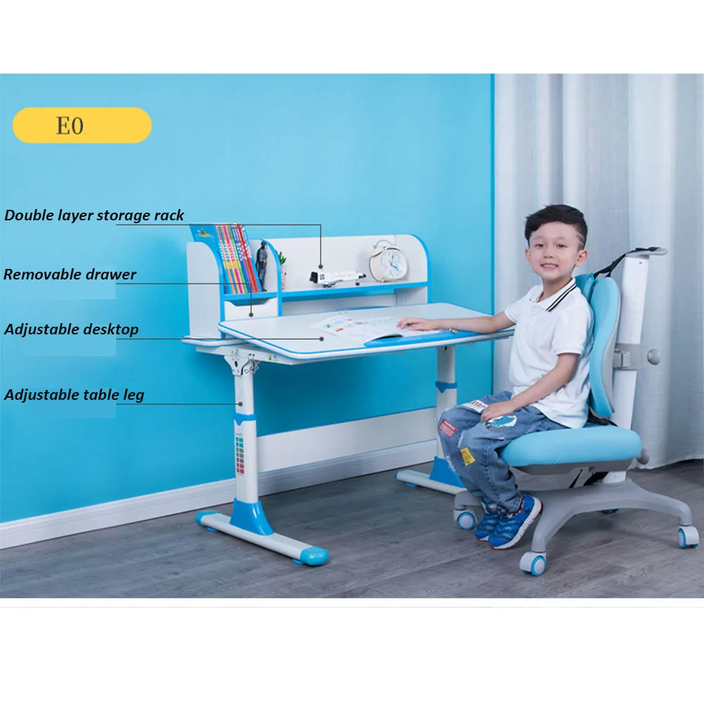 Primary School High Quality Height Adjustable Study Desk Kids Reading