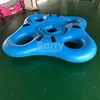 High Quality Aqua Park Water Slides Inflatable Four Person Pure Plastic Water Cloverleaf Slide Tube