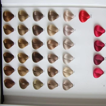 3d Fou Brillant Et Couleurs De Modenuancier De Teinture Pour Les