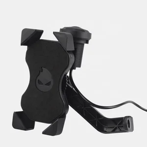 Motorcycle Phone Holder USB Fast Charger