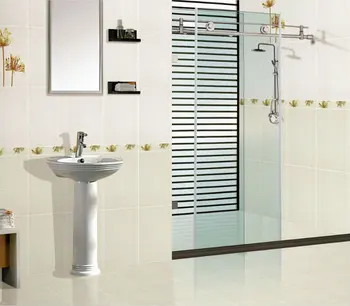 Frameless Tempered Glass Sliding Shower Enclosure Shower Door