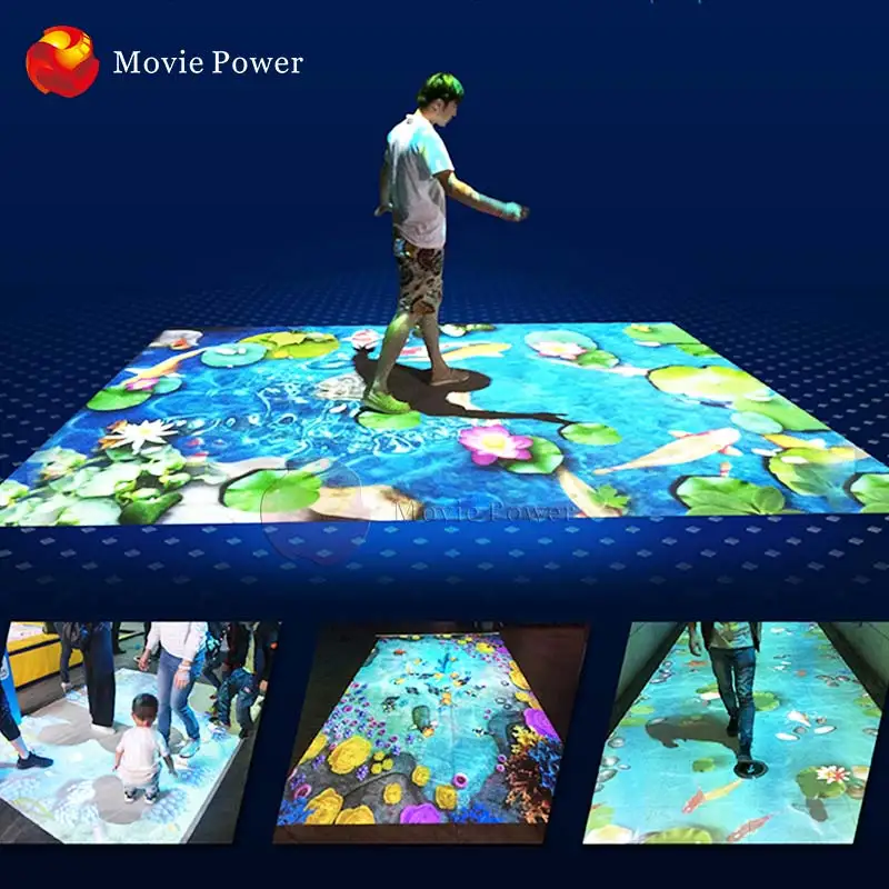 

3D Projection Game floor projector interactive Video Games for kids fun land