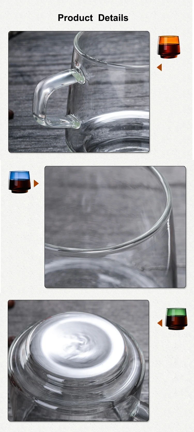 300ml Borosilicate Glass Tea Cup Set With Saucer And Spoon Buy