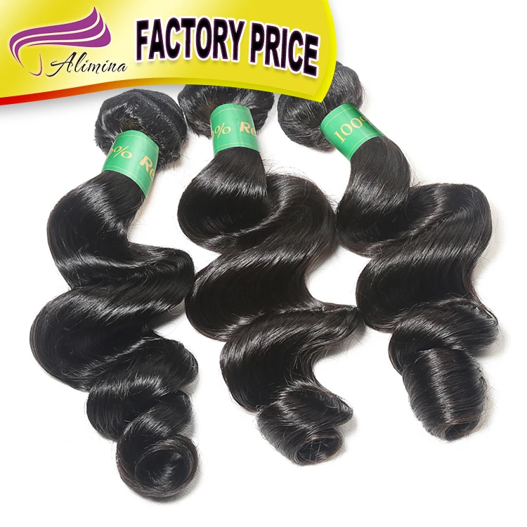 

Loose Wave Hair Bundles with Closure Unprocessed Virgin Curly Brazilian Human Hair Extensions Loose Wave With Closure, Natural color,close to color 1b