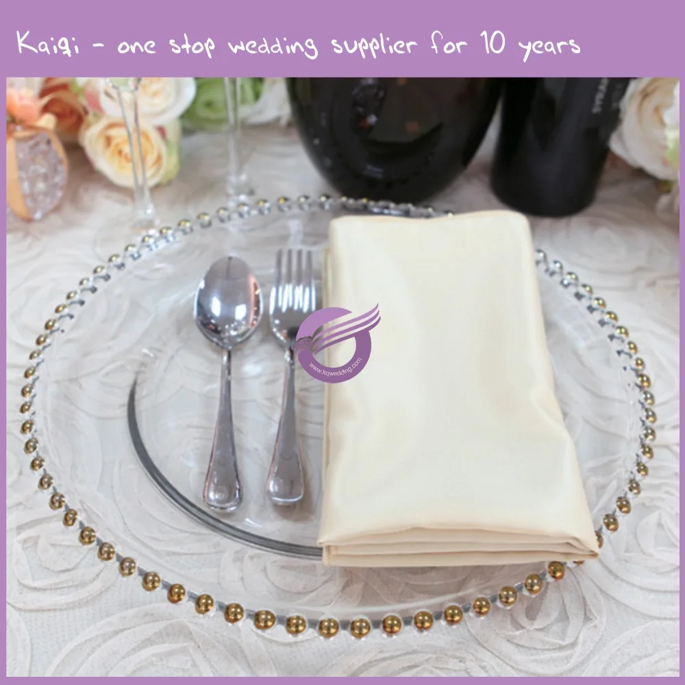 Pz22640 Wholesale Wedding Popular Big Rimmed Clear Glass Gold And