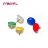 Wholesale plastic colors flat round head push pin thumb tacks, drawing pin