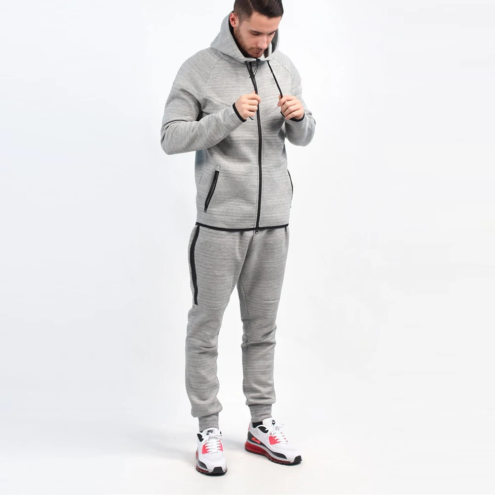 

custom mens tech fleece tracksuit fitness clothes, N/a