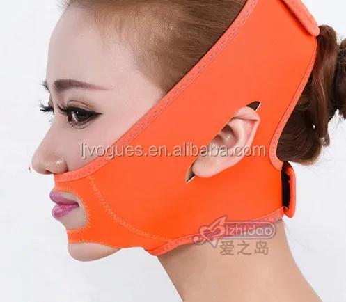 

japanese face slimmer double chin exercise tool face slimming band