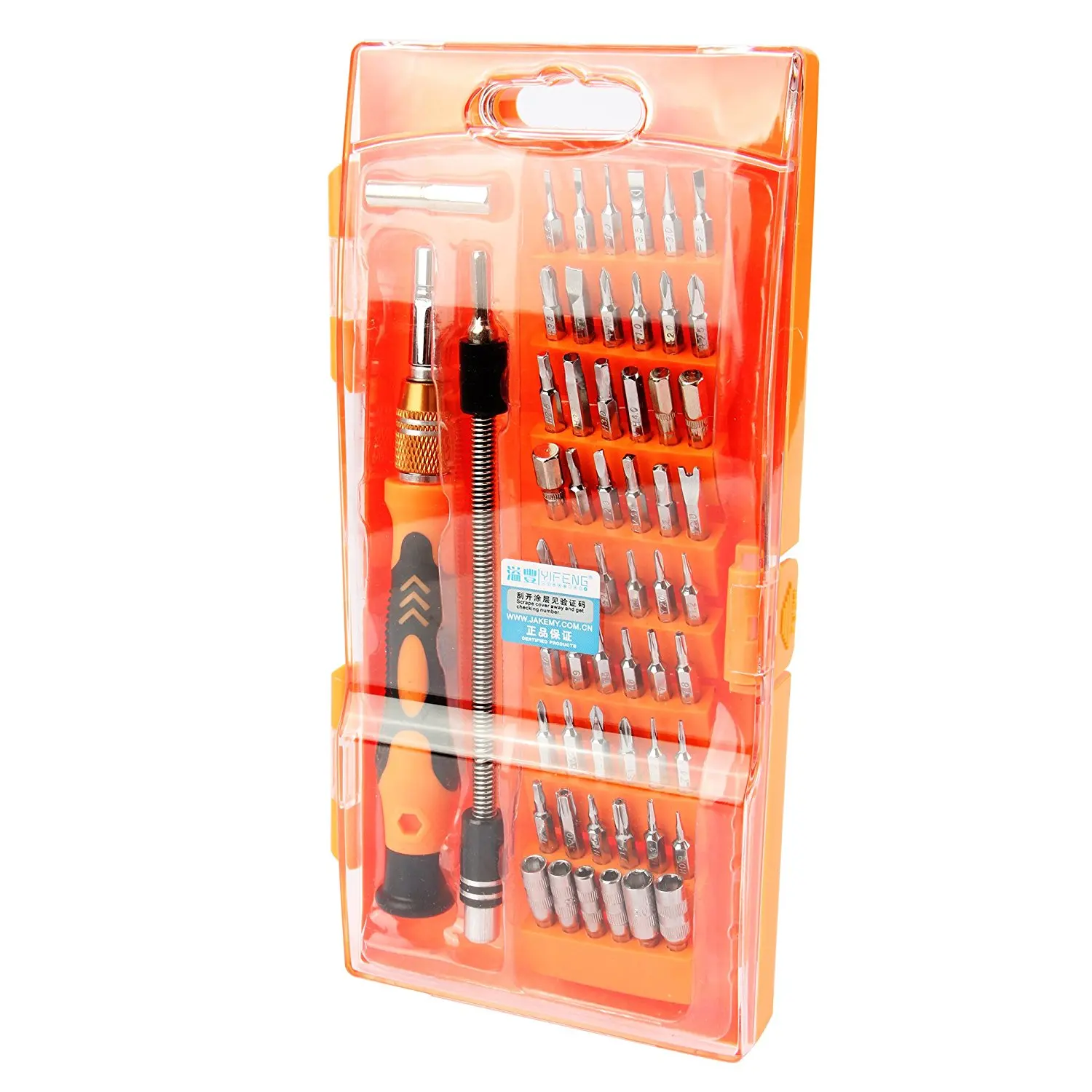 58 in 1 Hardware Hand Tool Screwdriver Set for iPhone iPad Smartphones Tablet Electronics and Home Appliances Repairing ALLIMITY JM8125 Screwdriver Kits