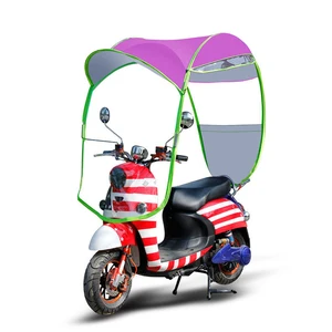 Image of B17 Sunproof scooter umbrella waterproof bike motorcycle umbrella