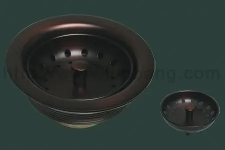 
3.5 inch ORB Stainless Steel Drain Basket Sink Strainer LB-9100-E 