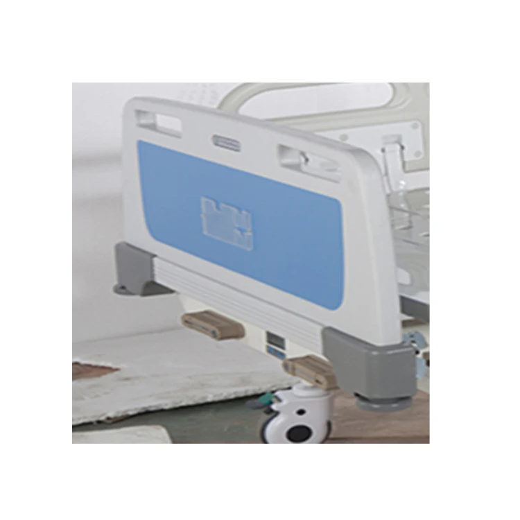 Manual 2 crank with ABS guardrail medical hospital bed