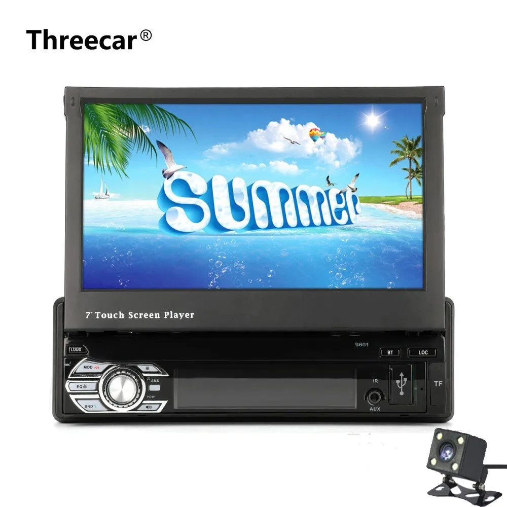Cl9601 Car Dvd Player Single Din 7inch Touch Screen Can Make Mp5/dvd