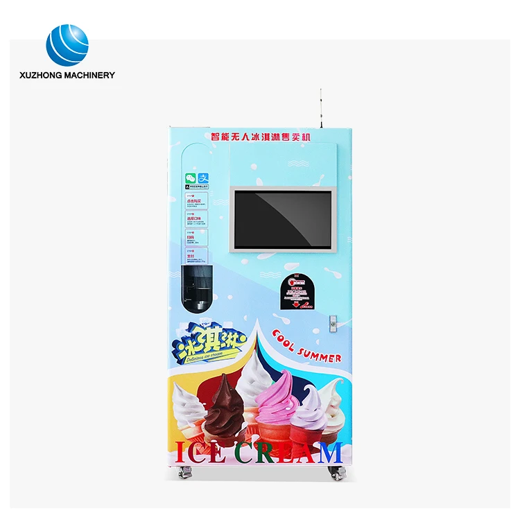 Commercial Fully Automatic Soft Ice Cream Vending Machine Buy Soft