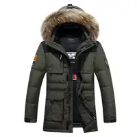

cotton winter coat classic style bomber jackets with fur hood pocket jackets