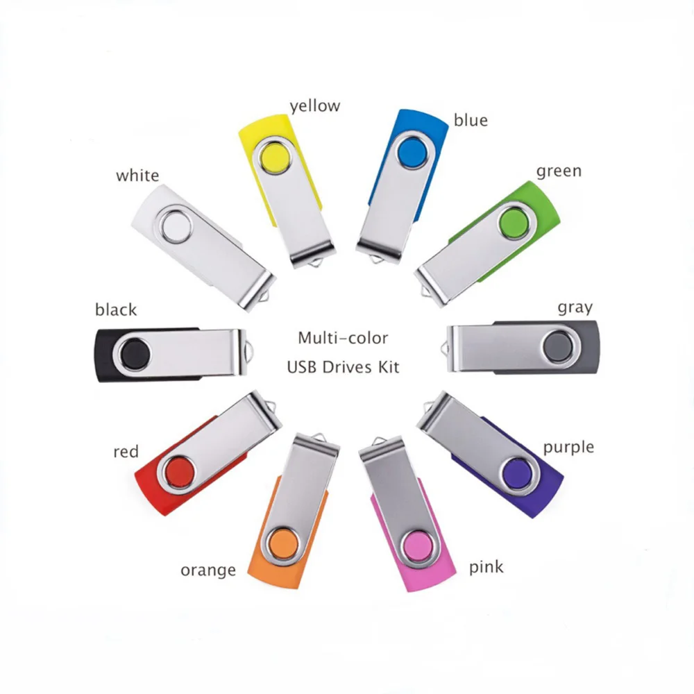 

USB Memory Stick Pendrive White Thumb Drive with Logo