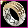 2015 spiritual adult power gold ring 925 sterling silver 4 gram gold Atlantis ring - gold ring designs for men