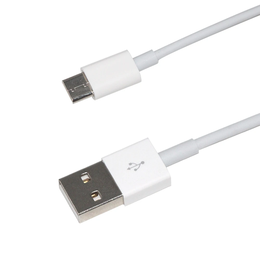 

Custom Usb 2.0 Fast Data Line Mobile Phone 28/28 Awg Shenzhen Oem Wholesale Android Micro Cellphone Charger Cable, White