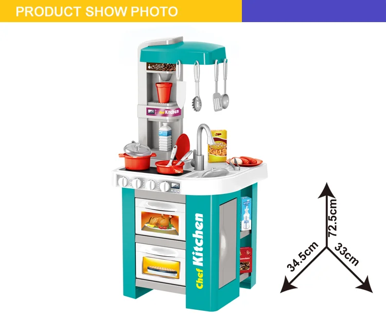 Education Funny Table Big Kitchen Set Toy With Lights Sound Buy Big