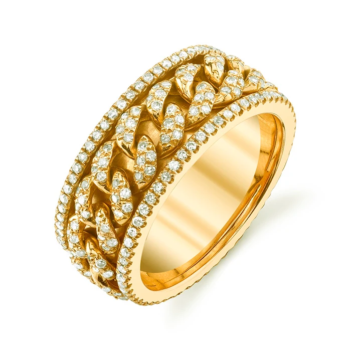 

Women 's Diamond 925 Silver Iced Out Ring