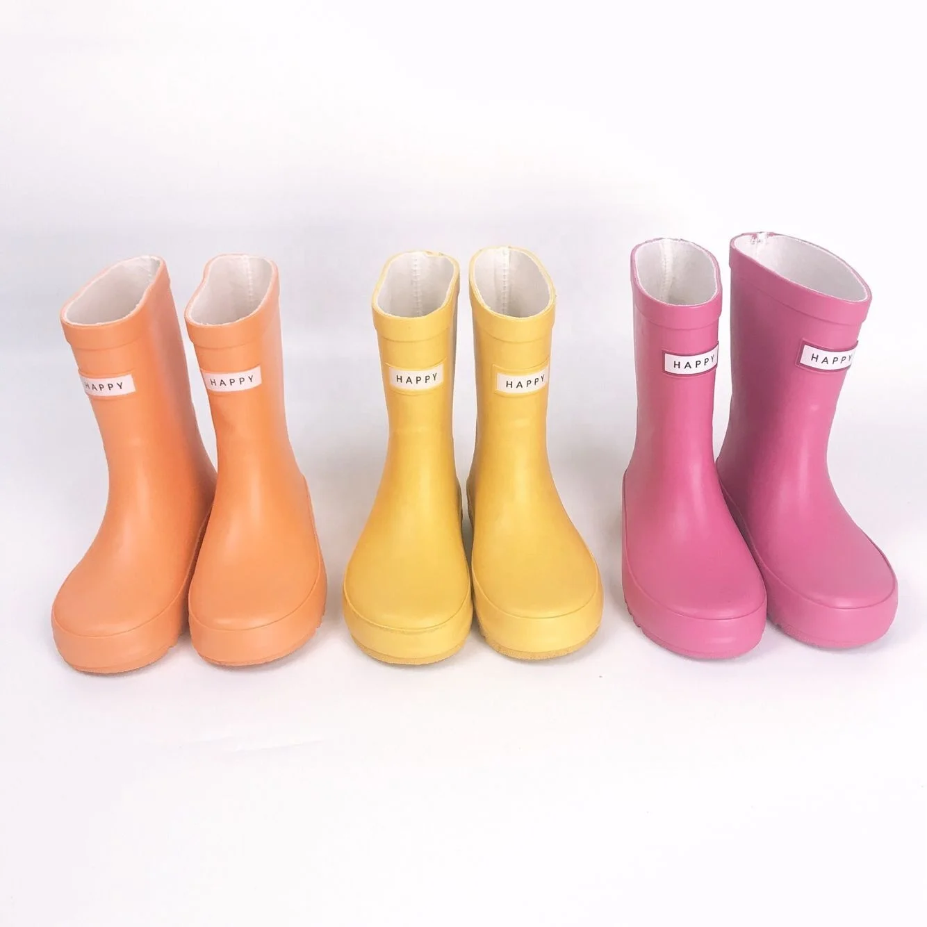 

Wholesale colorful non-slip kids rubber rain boots wellington boot waterproof cute rubber children cheap rain boots for child, Customized