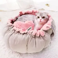 

Pet Dog Warm And Sweet Bed Cave Dog Cute Mat Princess Bed