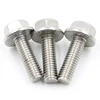304 stainless steel Hex flange bolts a2-70