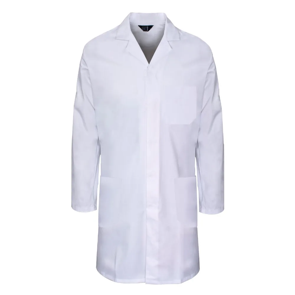 KOKOTT Bata de Laboratorio para Hombres y Mujeres,Hecho de 100/% algod/ón Estudiantes,Lavable a 90 /° C Adecuado para el Trabajo en el Laboratorio y en Medicina