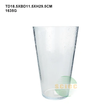 Glass Material Glass Large Clear Glass Vases Cylinder Floor Vase For Flower View Glass Vase Sciec Product Details From Shandong Communications Imp