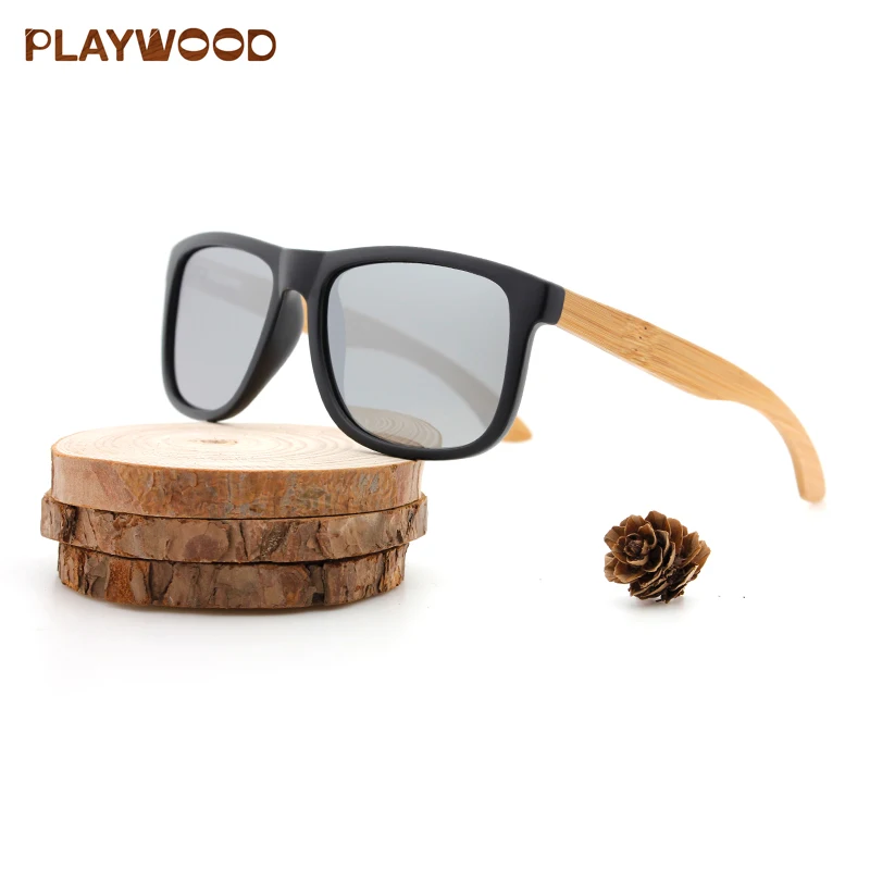 

High quality black frame wood sunglasses, 2019 design sunglasses wooden
