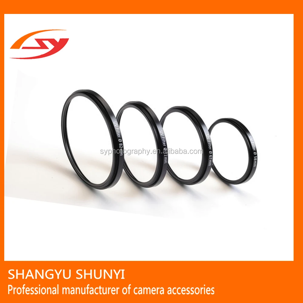 Factory Direct Cheap UV Filter 37mm 40.5mm 43mm 46mm 49mm Camera Lens Filters MC- UV Filter