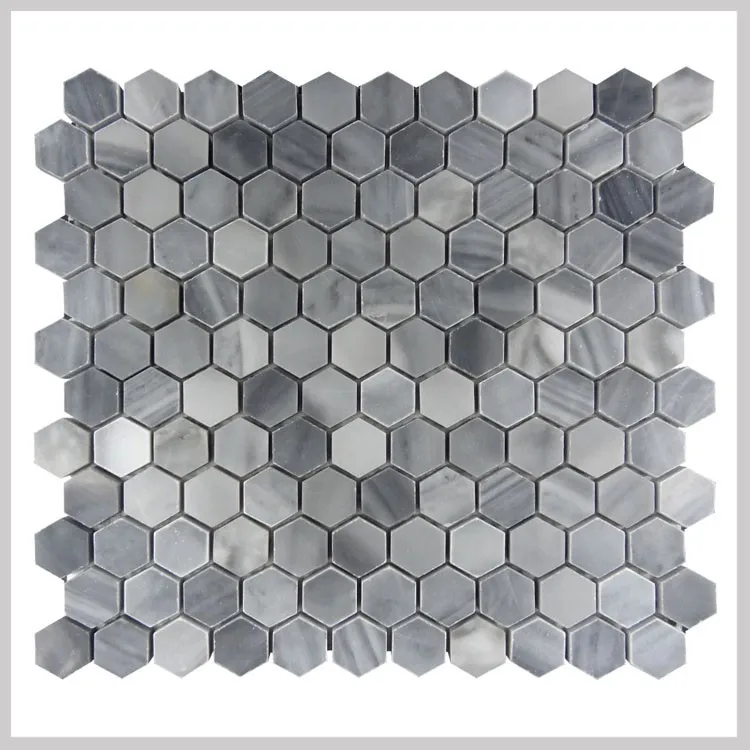 Popular marble mosaic tile italian gray series mosaic for decoration