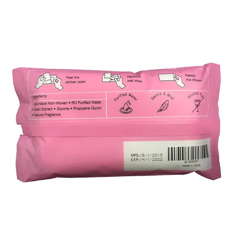 
New 10Pcs/Pack Biodegradable Female Vaginal Clean Medical Hygiene Wipes 