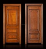interior solid wood doors with frosted glass inserts design
