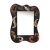 Exceptional Quality Metal Inlay Wall Mounted Lighted Vanity Mirrors Frame
