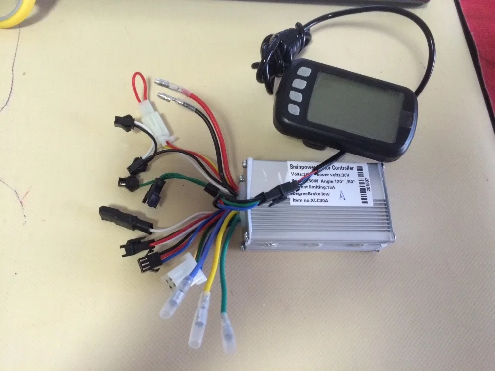 24v 36v 48v 250w 350w Motor Brushless Controller Lcd Display