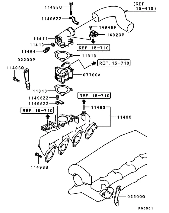 Air Pressure Map Sensor For Mitsubishi Pajero Sport Pickup L200