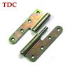 China supplier color zinc butterfly lift-off iron door hinge L round hinge