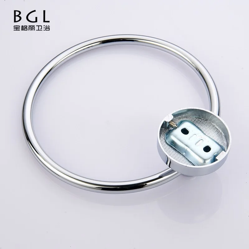 
No.18032 Bathroom Accessories Zinc Alloy Silver Color Towel Ring For Bathroom 
