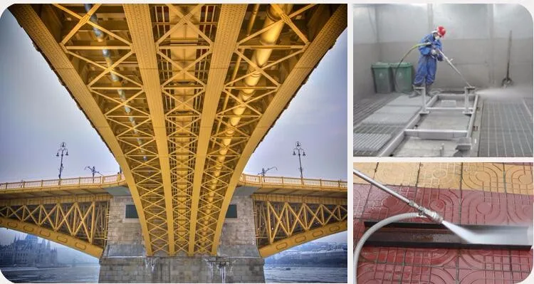 rust paint remove high pressure water blaster