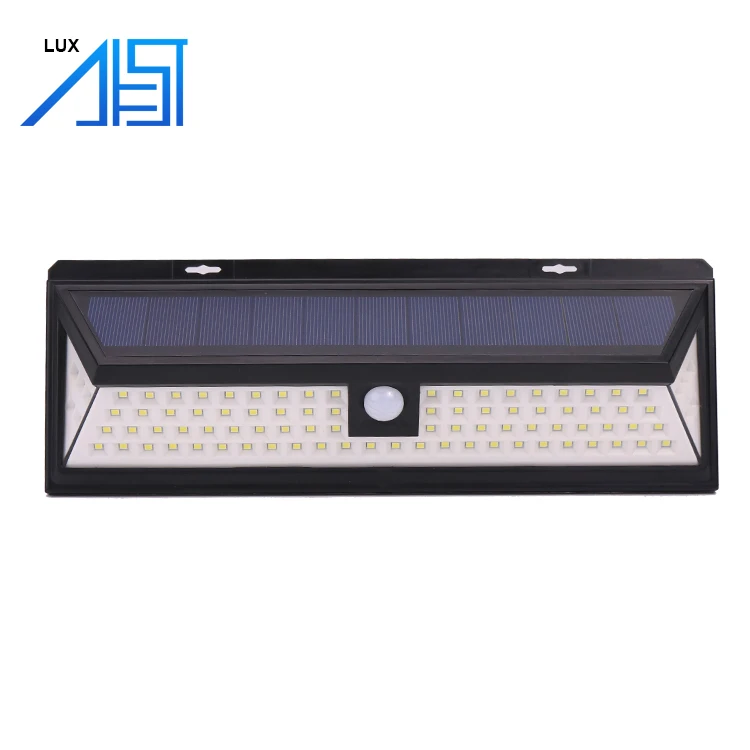 New 90 LED Outdoor Path Garden Lamp Solar Power Motion Sensor Wall Light