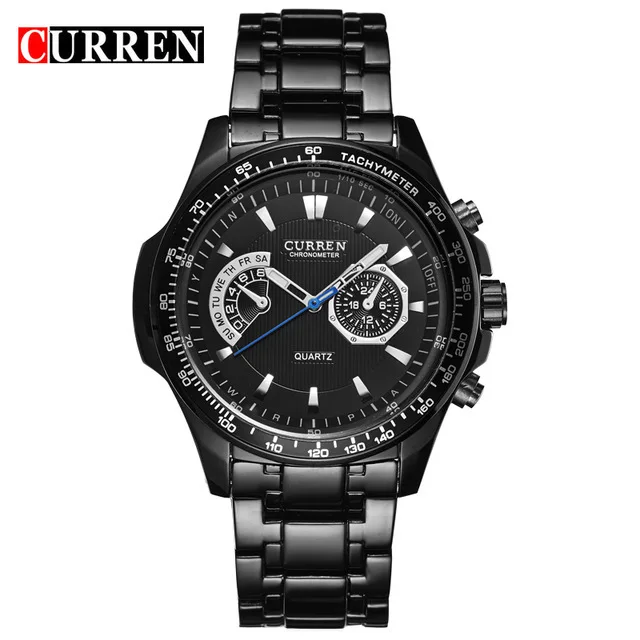 

CURREN 8020 Fashion Dress New Design Mens CURREN Steel High Quality Waterproof Quartz Watch, 4 colors