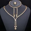 2018 Round Jewelry Set Dubai 18 Carat Gold Jewelry Sets For Ladies