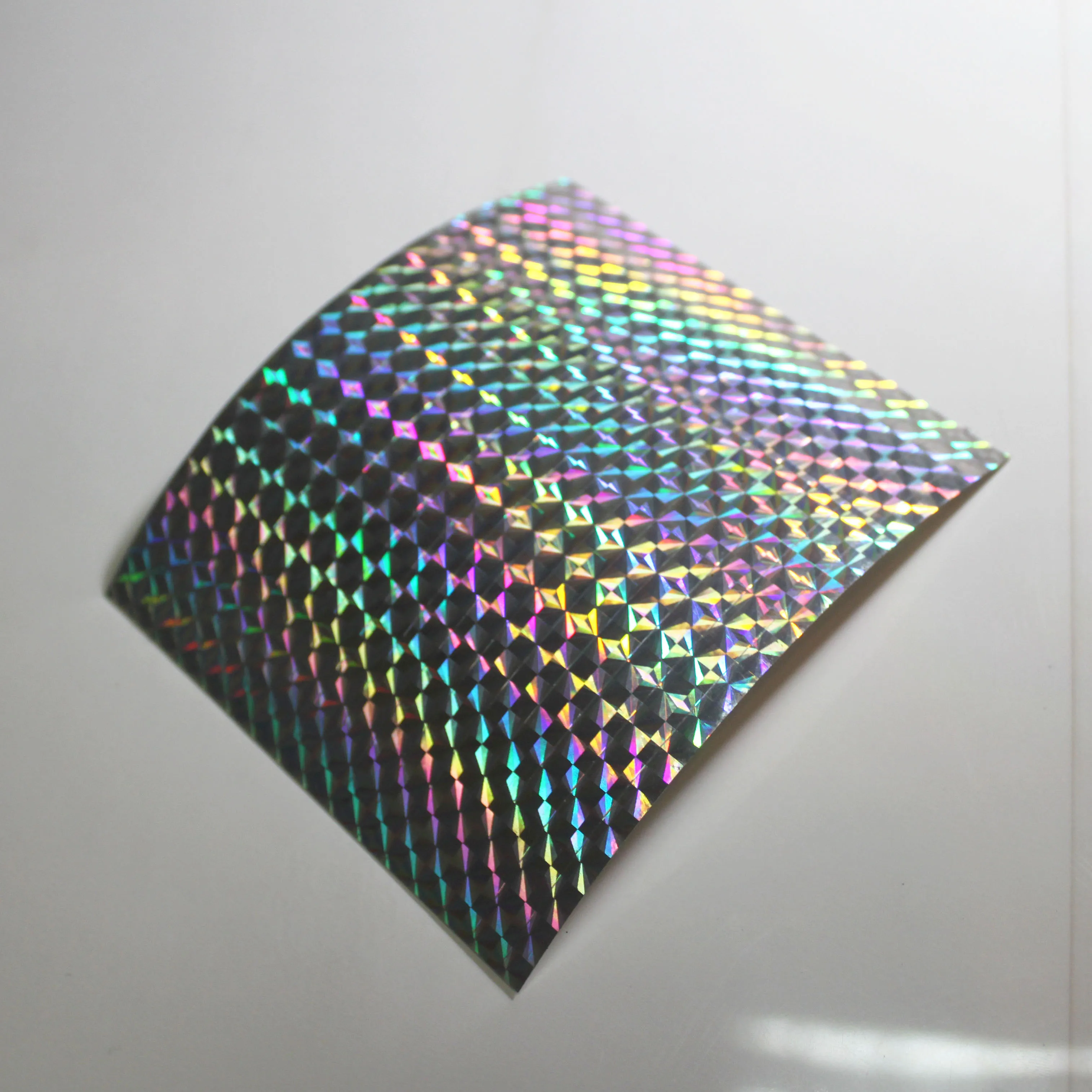 Cheap custom printing aluminum foil sticker security label manufacturers make holographic paper