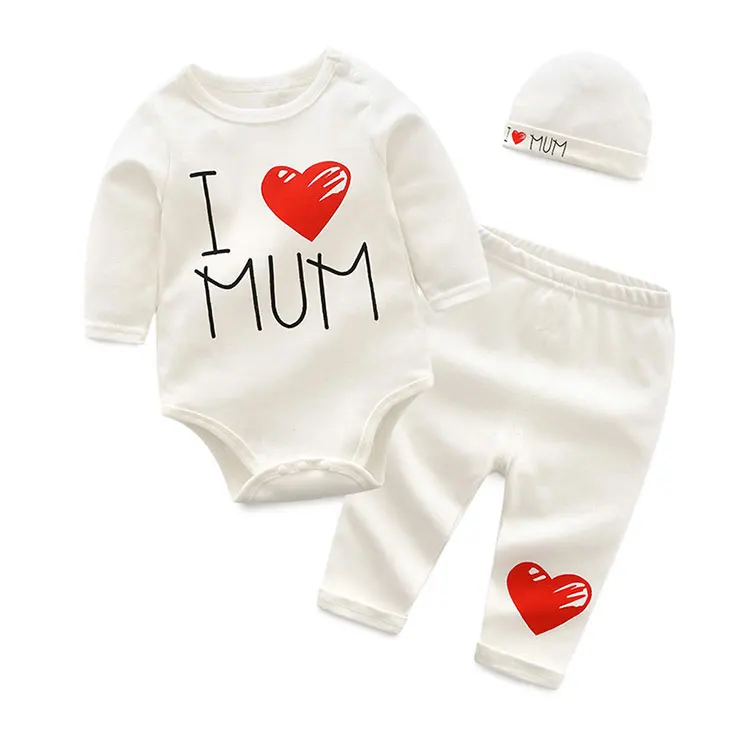 

Amazon sale white bodysuit sets wholesale baby clothes from china