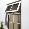 50 series aluminum profile modern upvc/aluminum tilt and turn window&doors with steel window screen