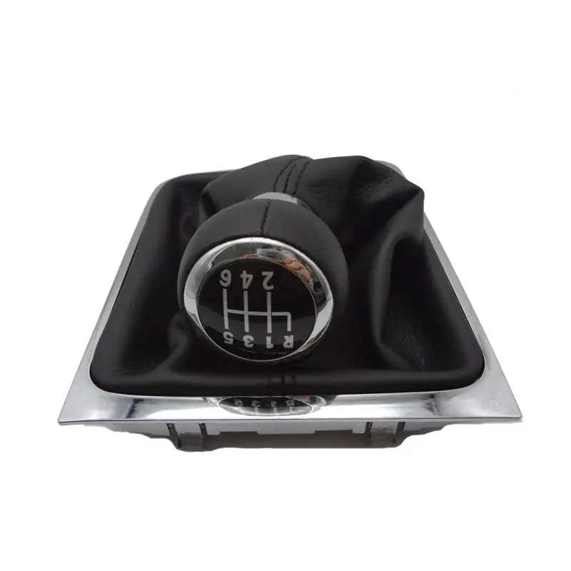 Factory Wholesales Car Shift Gear Knob With Chrome Frame For Vw Passat