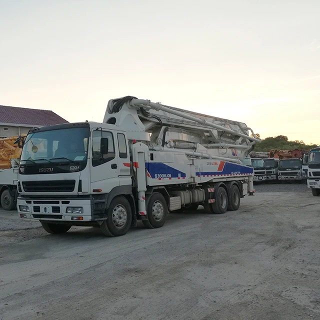 
2011 ZLJ5281THB125-37 49M 4 boom 48m used schwing concrete pump truck 
